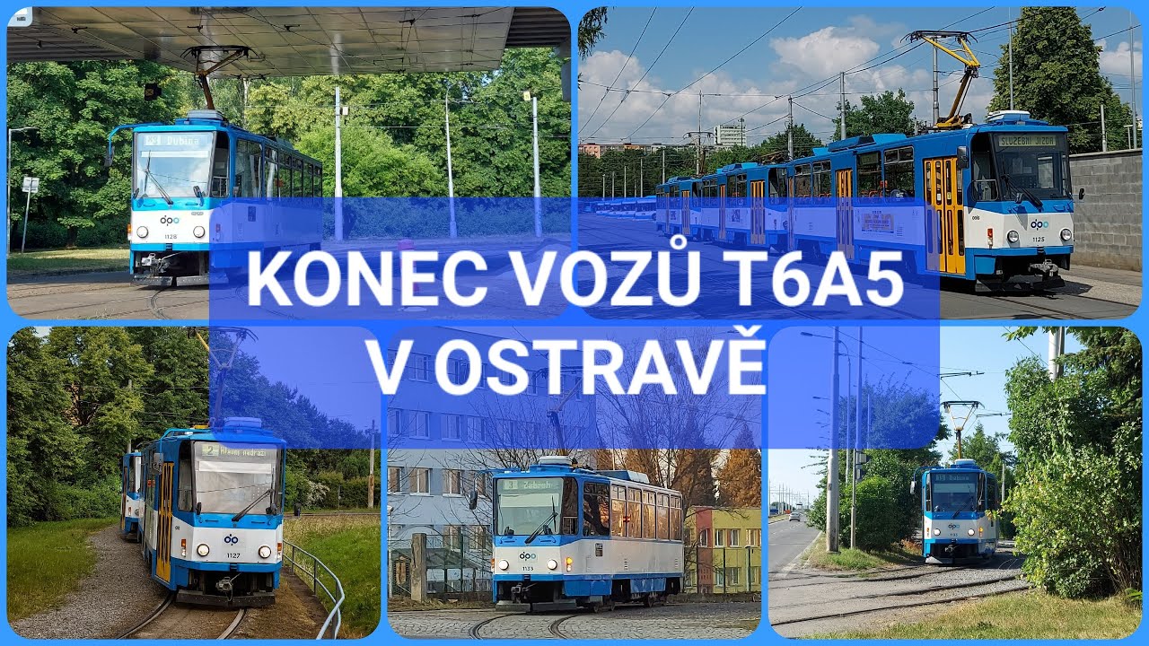 Konec vozů T6A5 v Ostravě