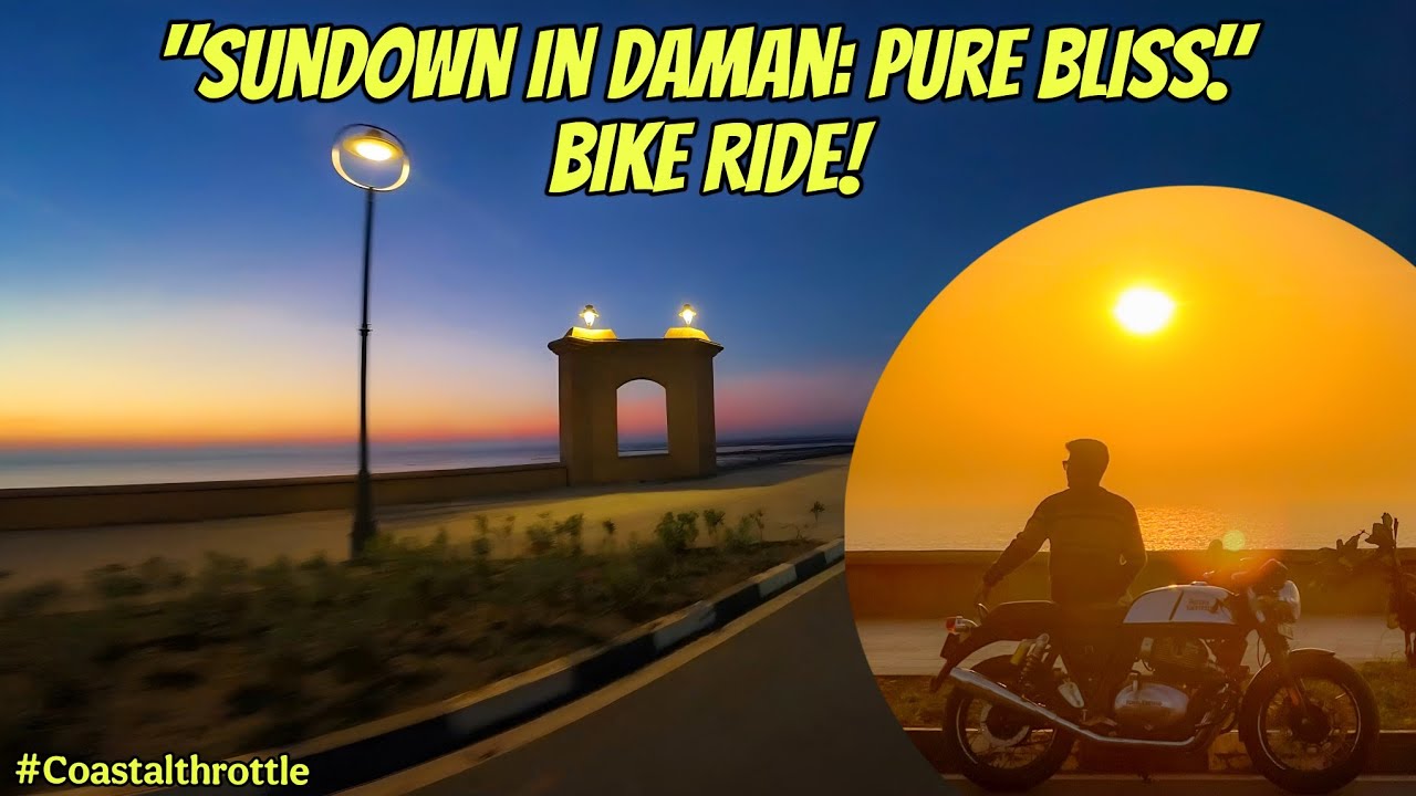 Mumbai to Daman Bike Ride | Jampore Beach / Mini Goa - Coastal Roads, Sea View & Peaceful Ride 🌊🏍️