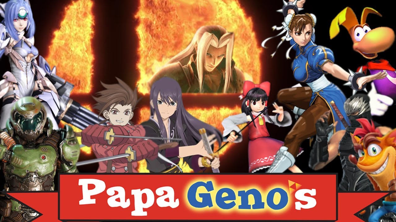 Утечки Smash после Sephiroth - PapaGenos