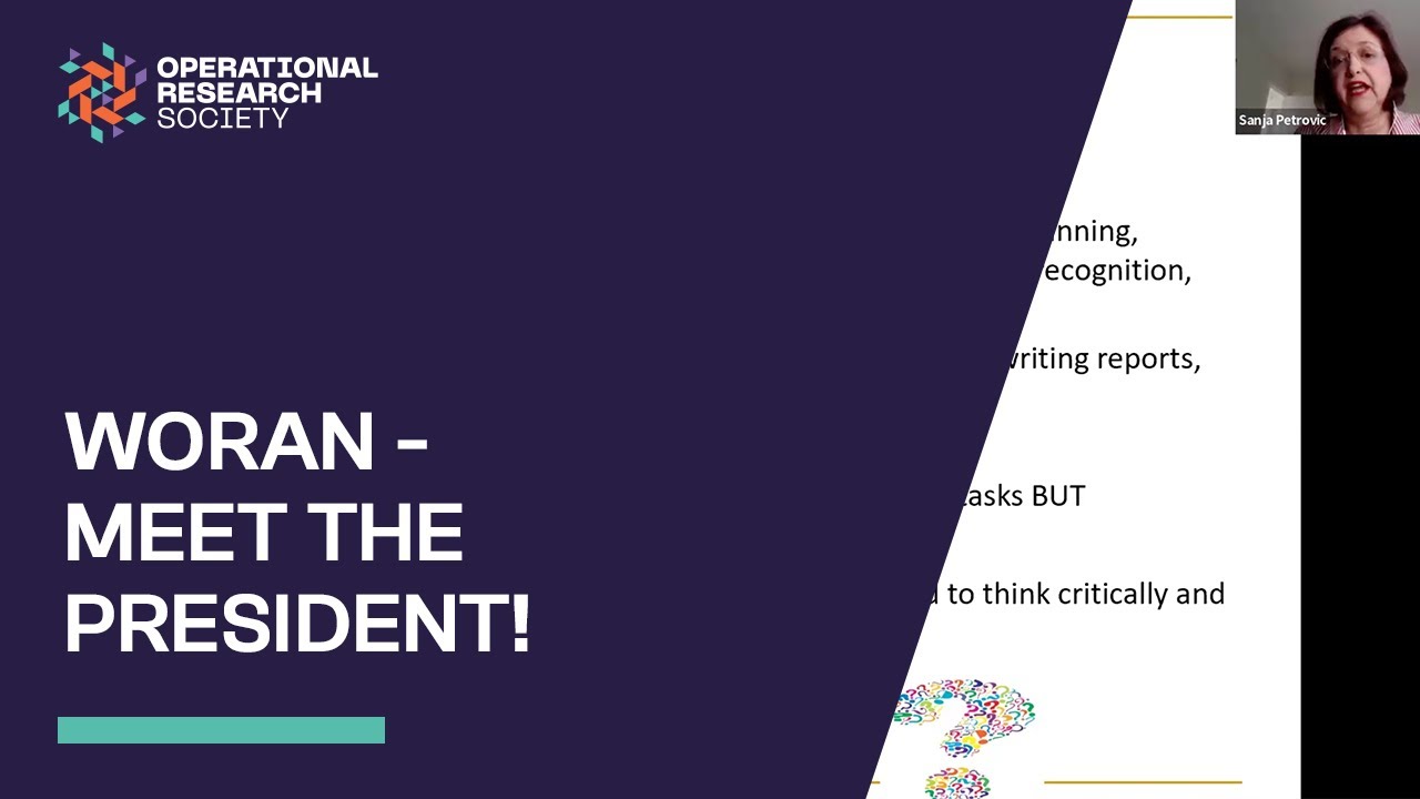 Women in OR and Analytics (WORAN)  - Meet the president