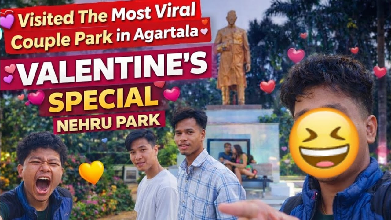 Chilling with friends in the park!! Valentine's special !! abrahamthevlogs!!