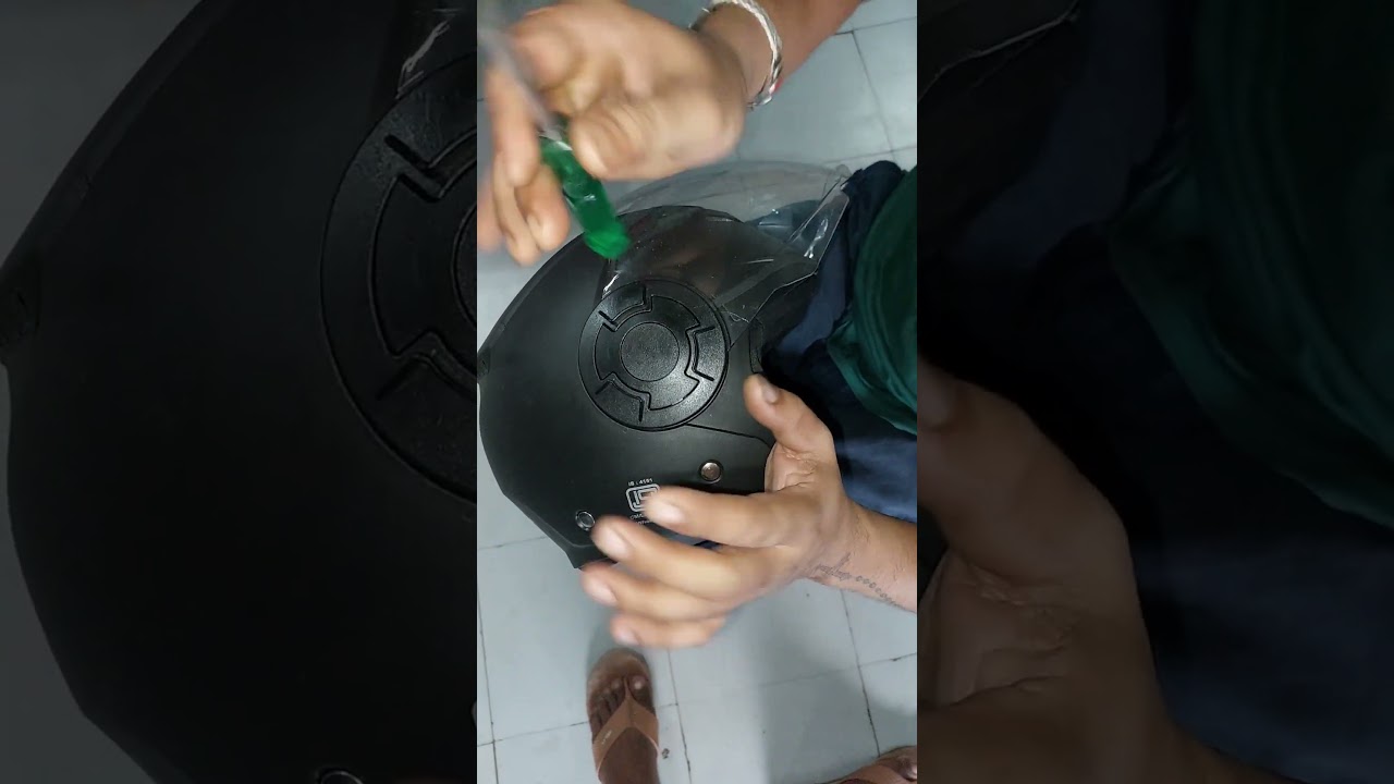 How to fix helmet glass lose #youtube #youtubeshorts 😳😳🤗🤗🤗😇😇👈
