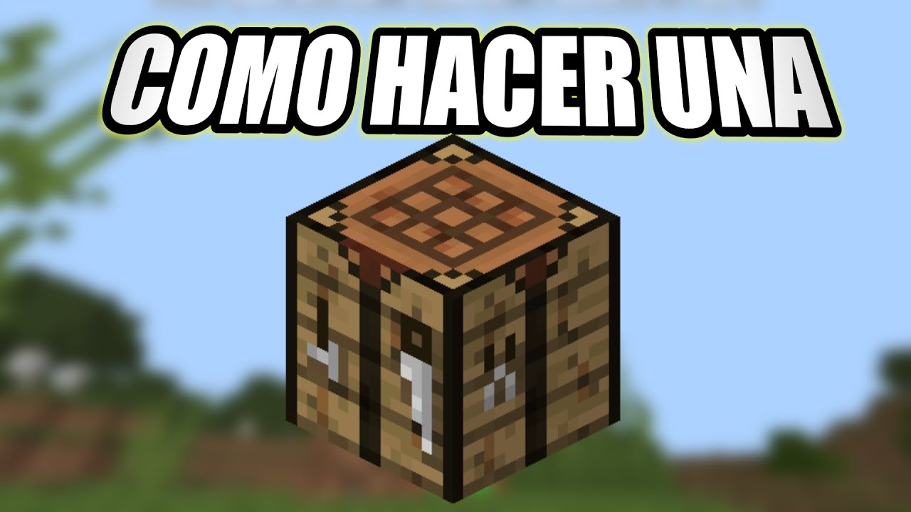 🤑Como hacer una mesa de crafteo en Minecraft 😱 
