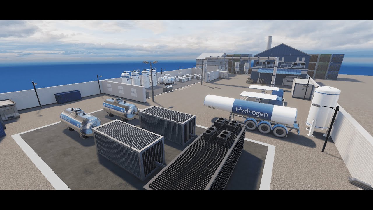 H-PORT: Designing a #VR Modular Hydrogen Port Hub with a Digital Twin Simulator