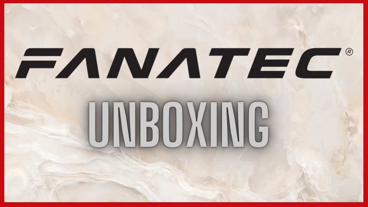 FANATEC UNBOXING! - W&Ouml;PPY