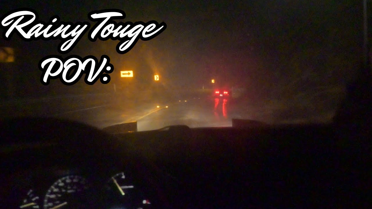 240sx POV: Rainy Day Touge/Vlog