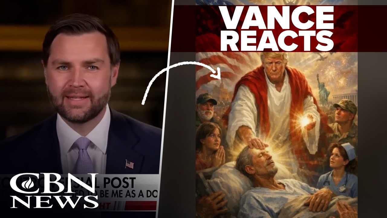 Vance Reacts to Trump's 'Blasphemy' Post