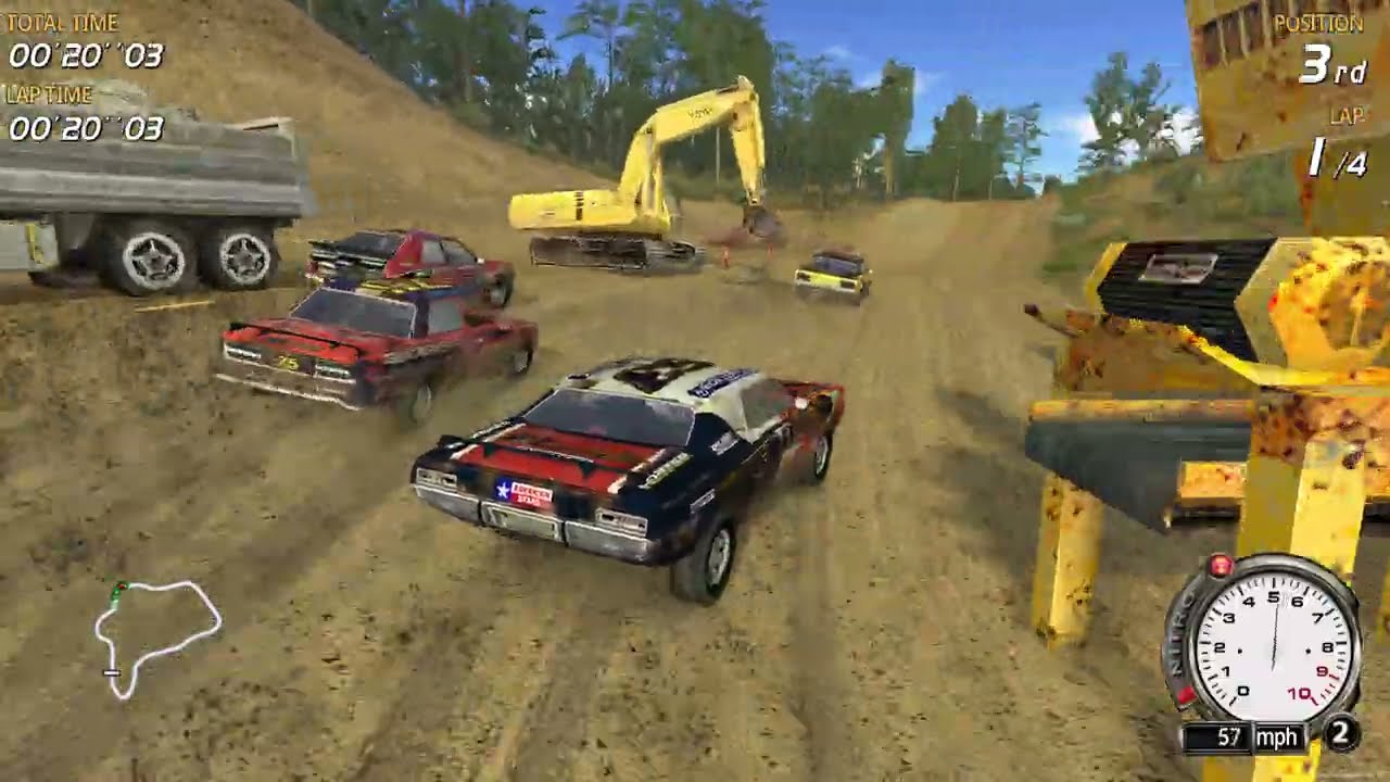 FlatOut Gameplay Part 3 [4K 60FPS PC] No Commentary