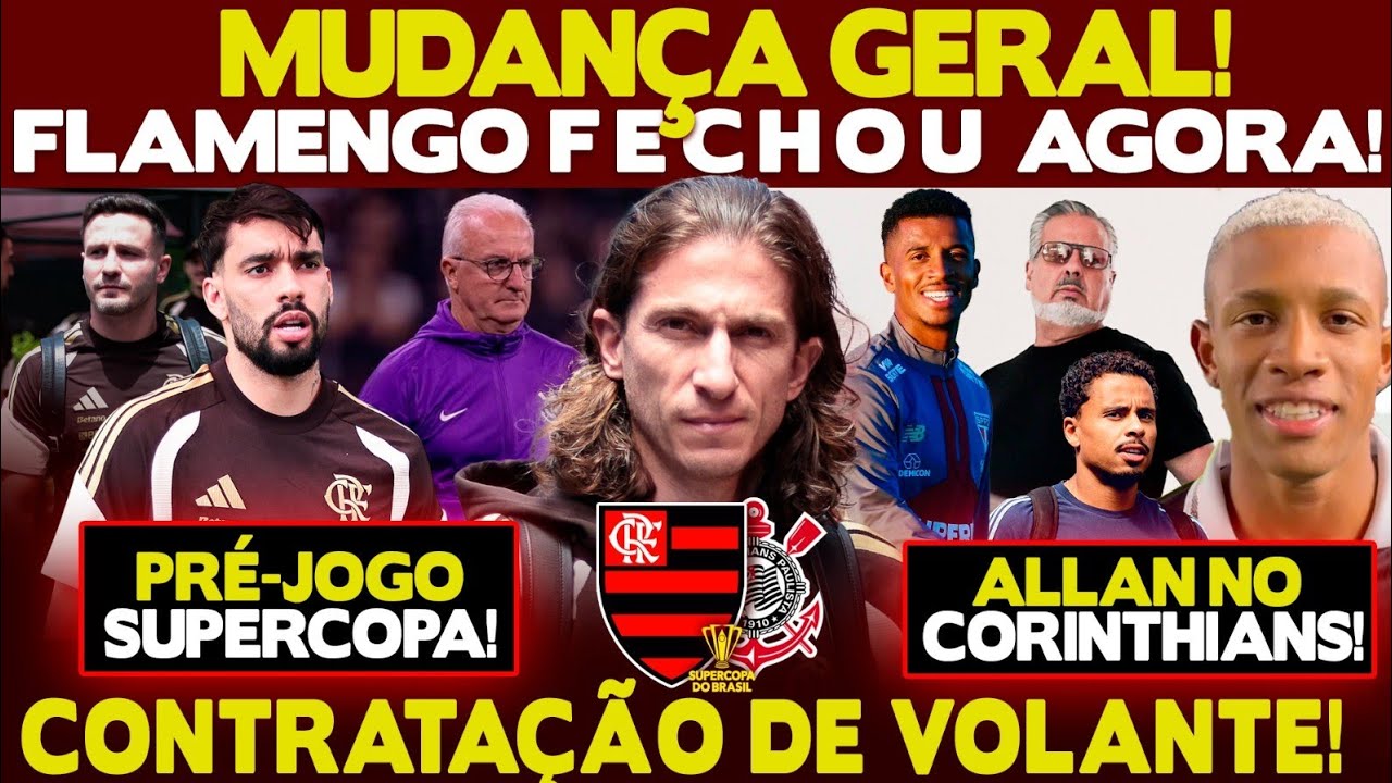 MUDOU TUDO! FECHOU AGORA! CONTRATAÇÃO DE VOLANTE! PRÉ-JOGO! PAQUETÁ TITULAR? ALLAN NO CORINTHIANS!