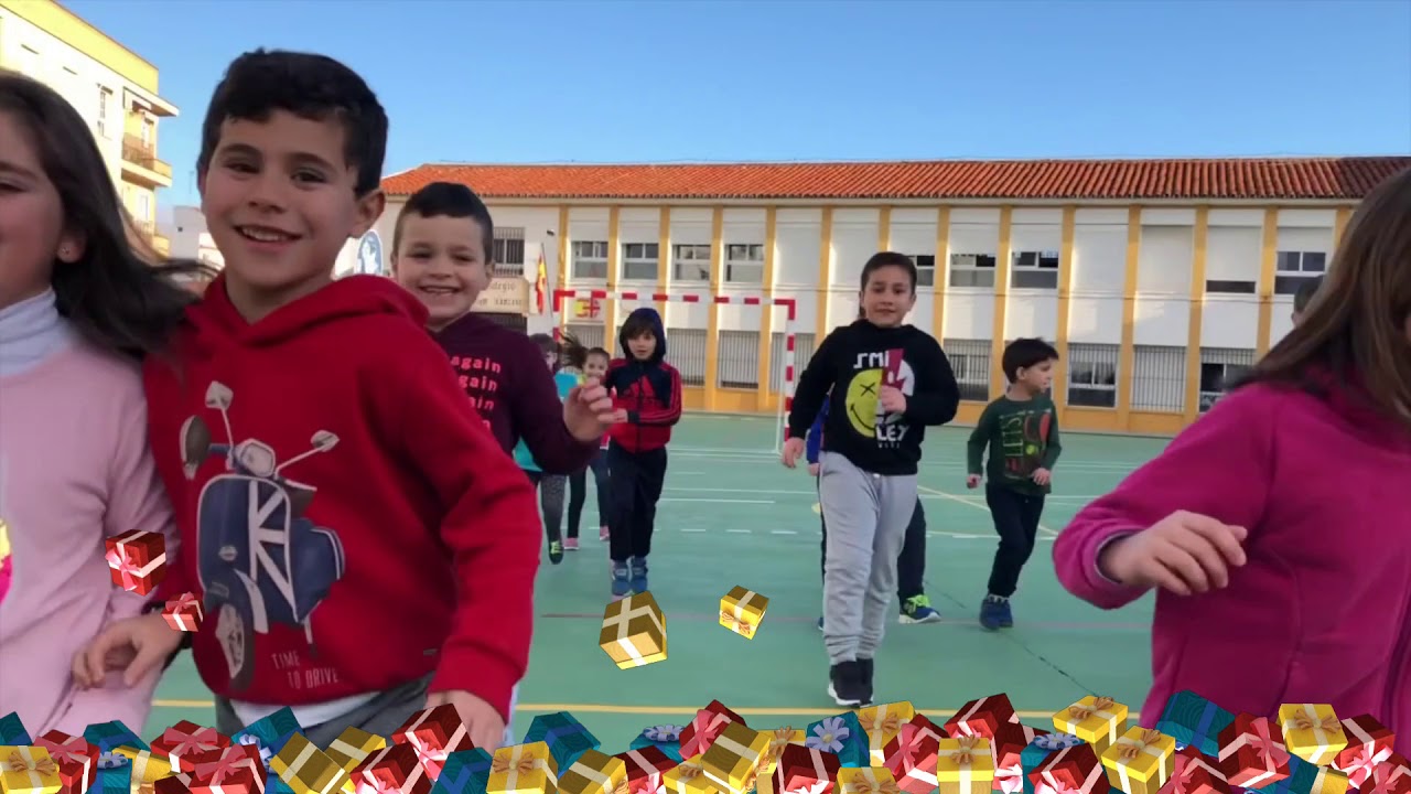 CEIP San Francisco, de Almendralejo - Felicitación navideña de los alumnos de 2ºB (Diciembre 2018)