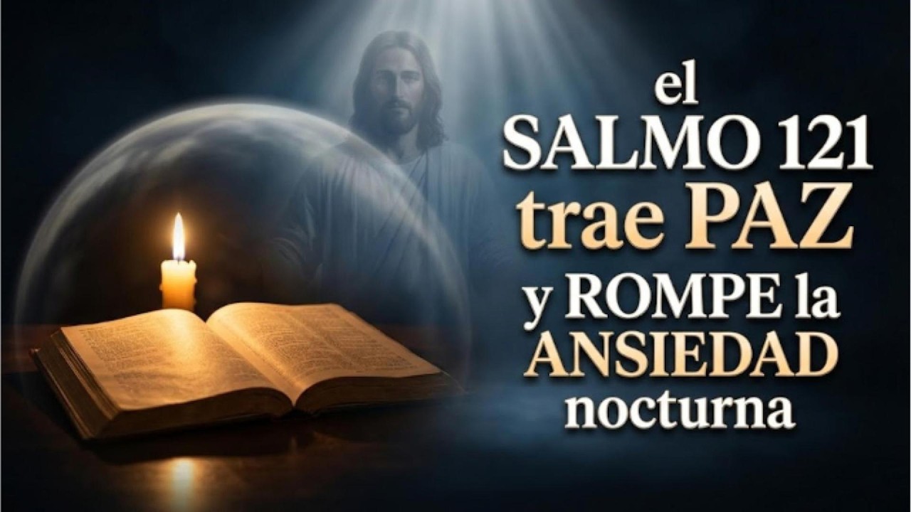 el SALMO 121 trae PAZ y ROMPE la ANSIEDAD nocturna | ORACIÓN de la NOCHE