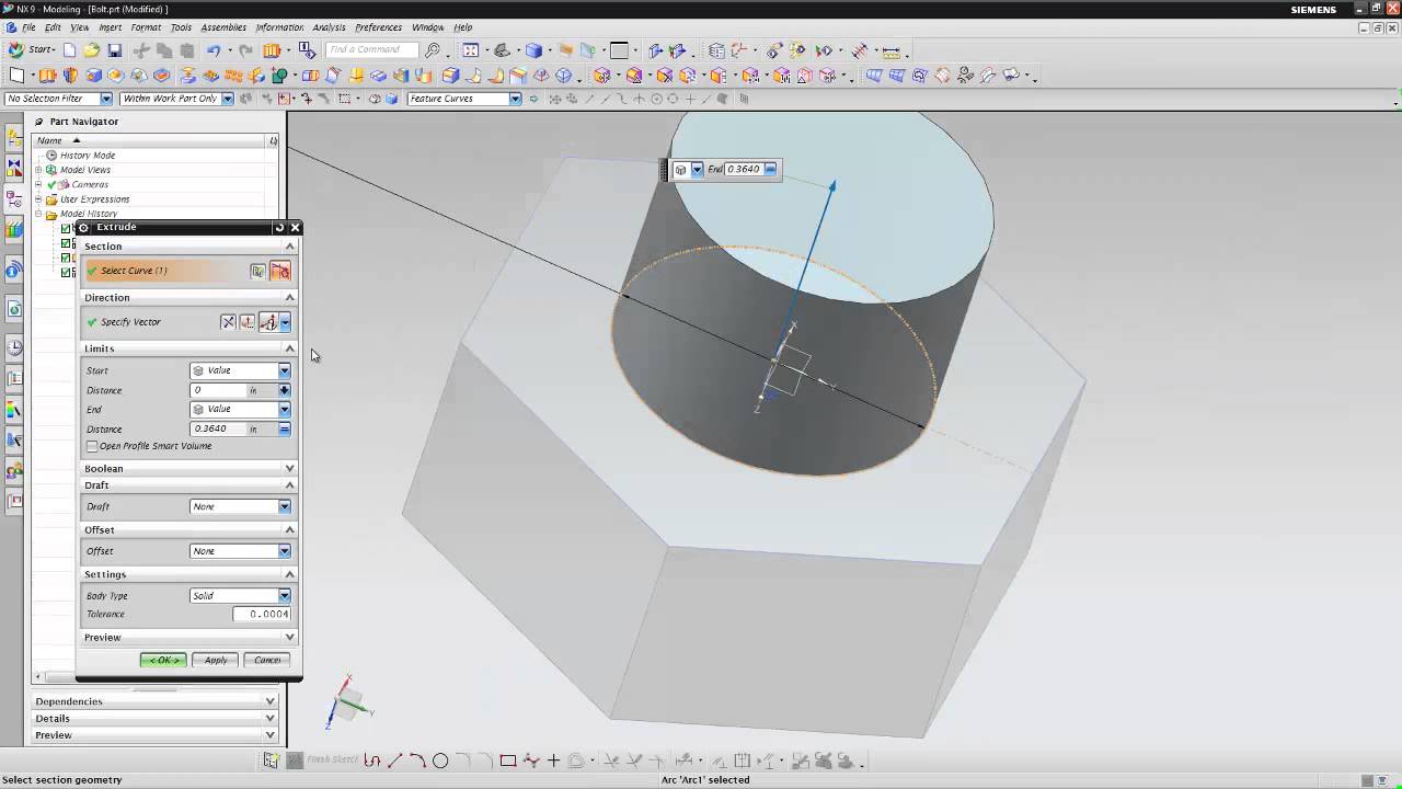 NX 9.0 Parametric Modeling
