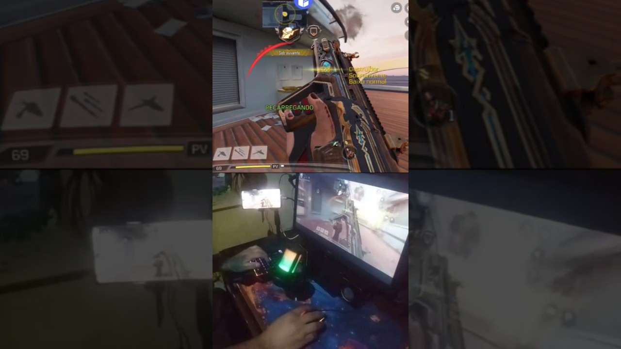 call of duty mobile (gg mouse pro) no mobilador