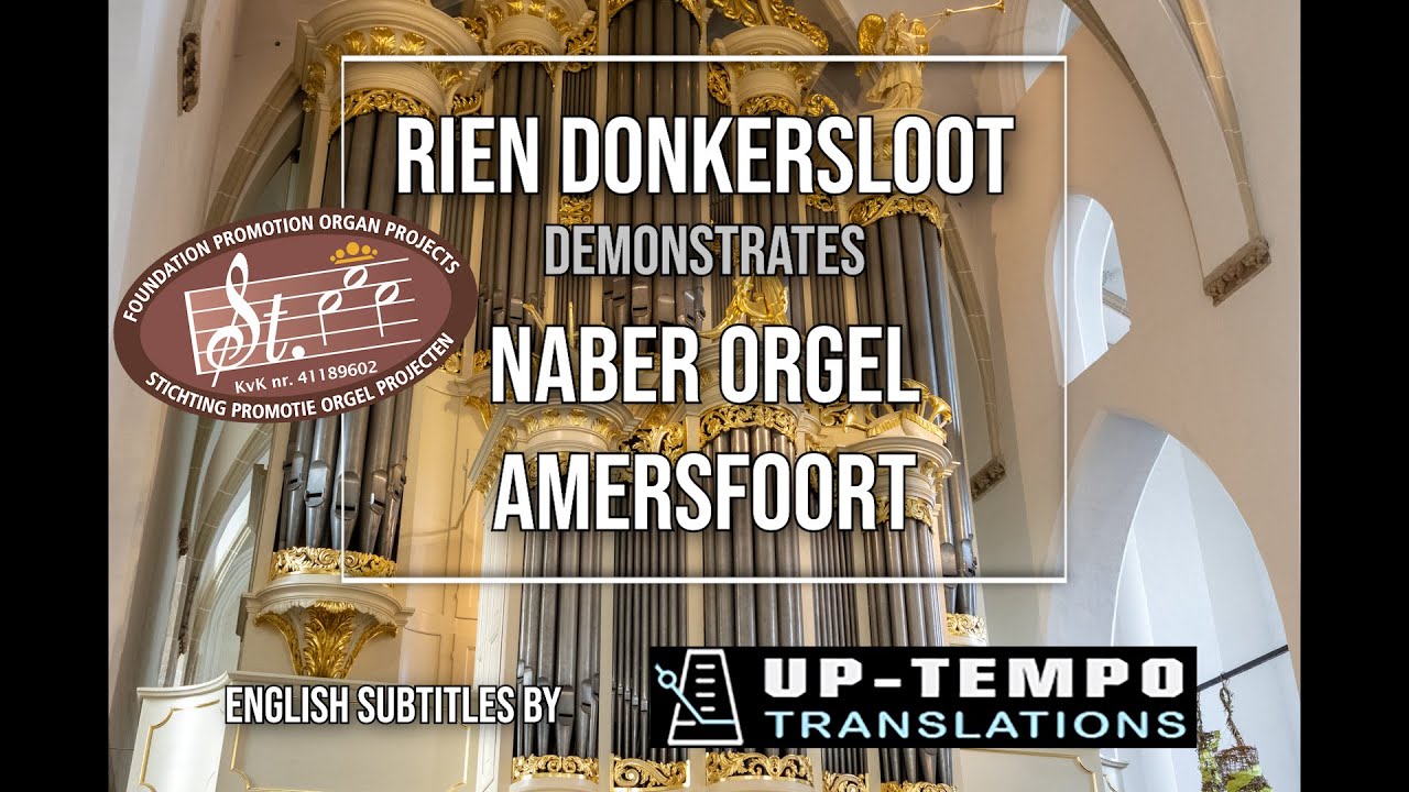 RIEN DONKERSLOOT demonstrates NABER ORGEL Amersfoort NL - With ENGLISH SUBTITLES