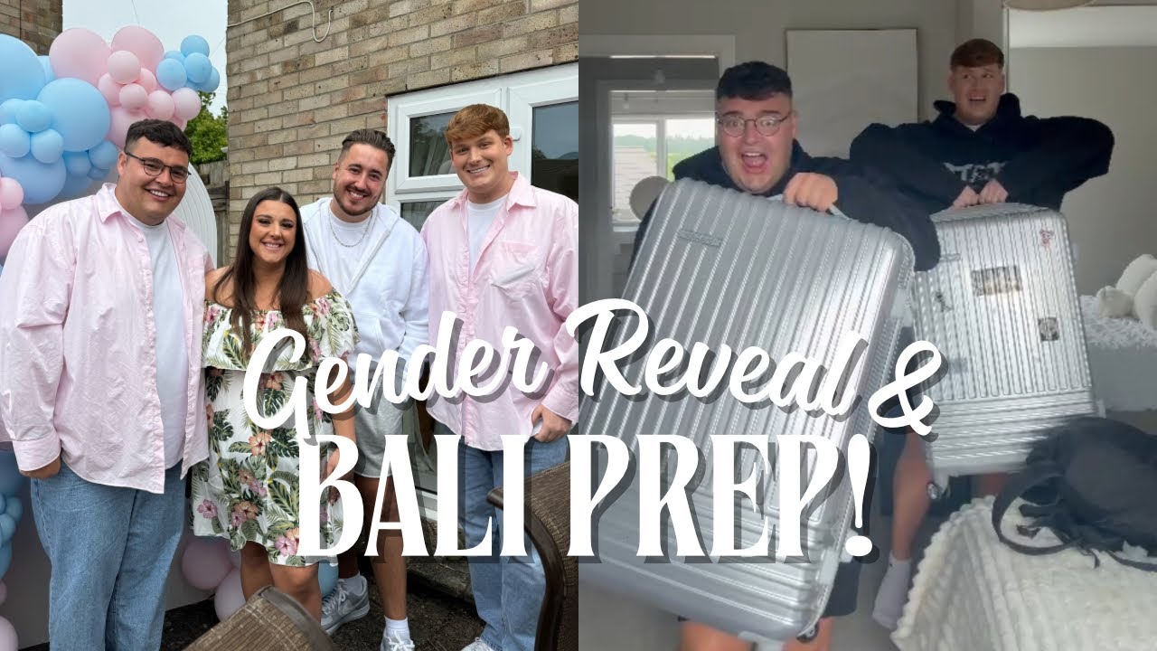 NEW VLOG! Bali Prep & Gender Reveal! KANE&IEUAN