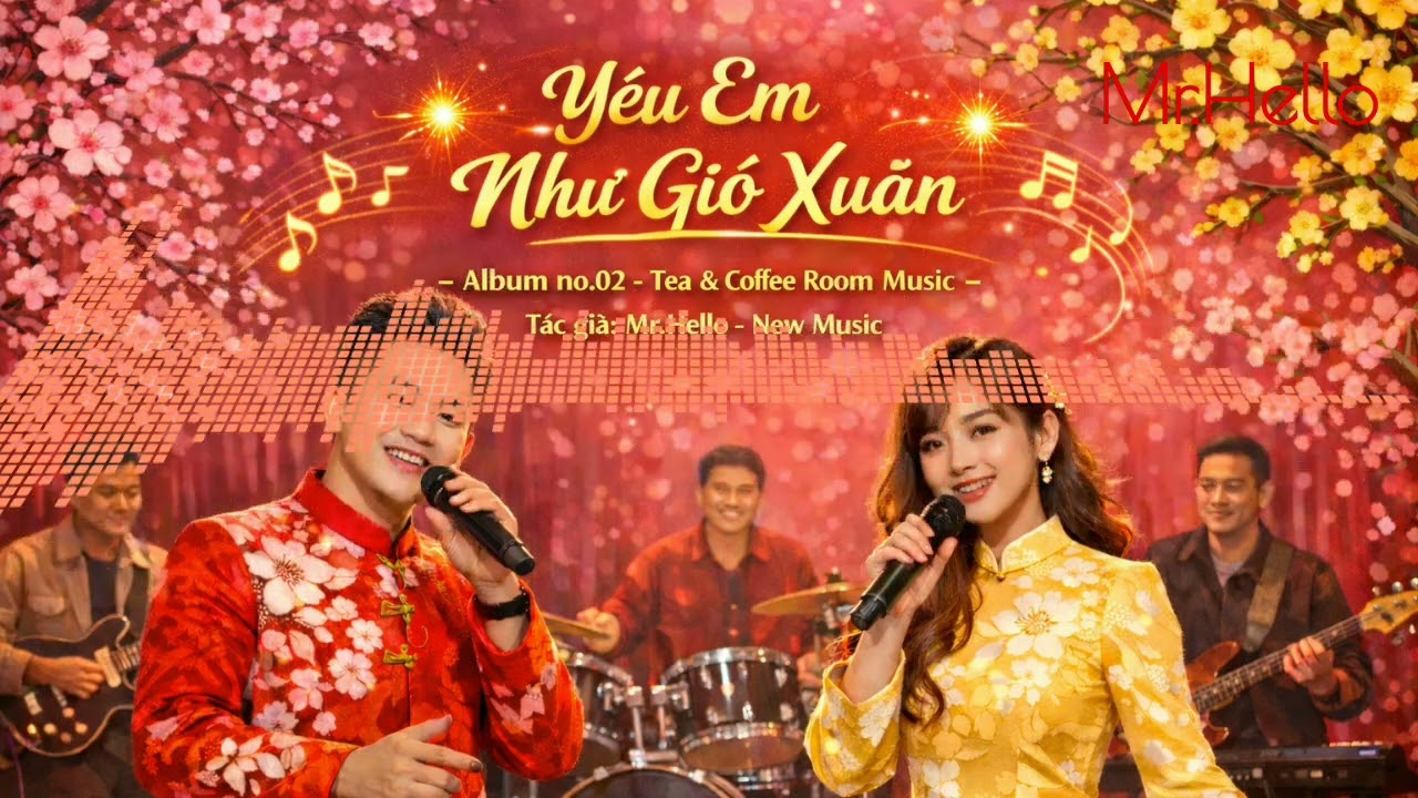 Yêu Em Như Gió xuân - No.07 v2- Tea & Coffee room Music - AlBum No.02 #kenhnhacmoi