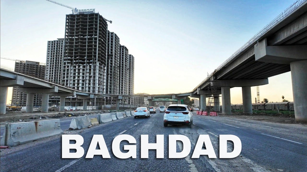 Baghdad, Bike Ride, from Baijia Bridge to Al-Tala'i Bridge | Iraq 2025