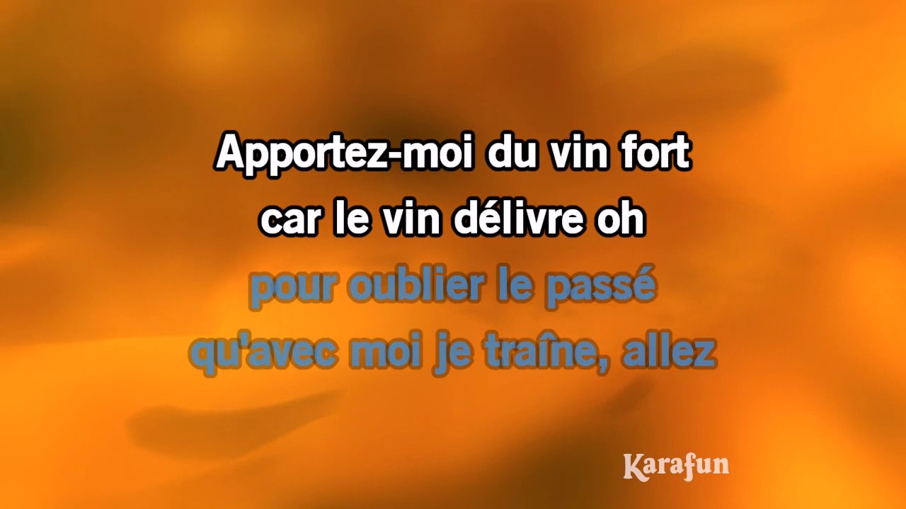 Karaoké Les deux guitares - Charles Aznavour *