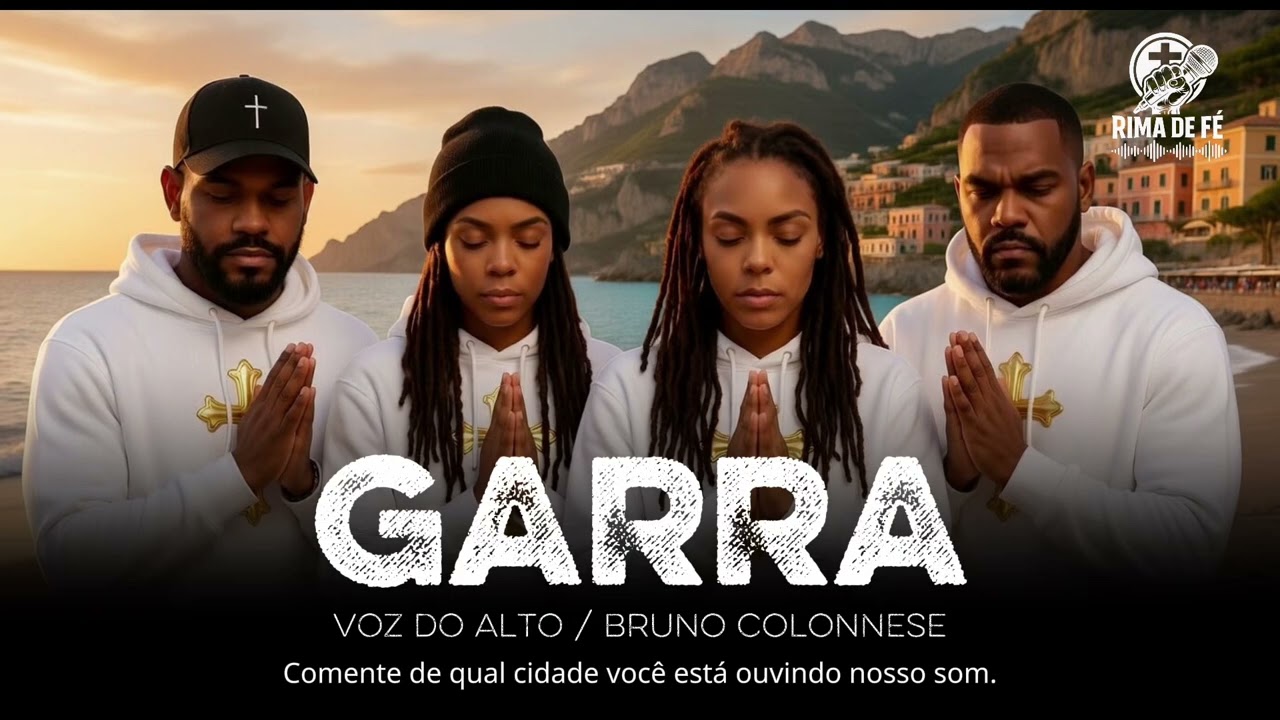 Hip hop rap Gospel | Banda Voz do Alto | GARRA @rimadefe 