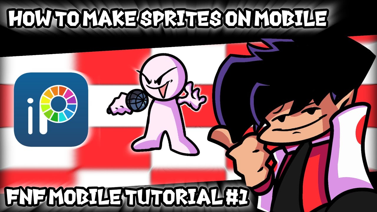 How to make sprites on Mobile for FNF - [ESPAÑOL - INGLES]Tutorial # 1