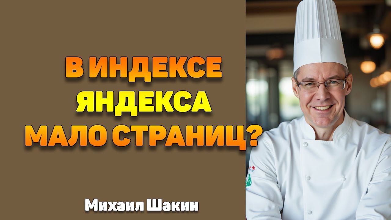 Что делать, если в индексе Яндекса мало страниц?
