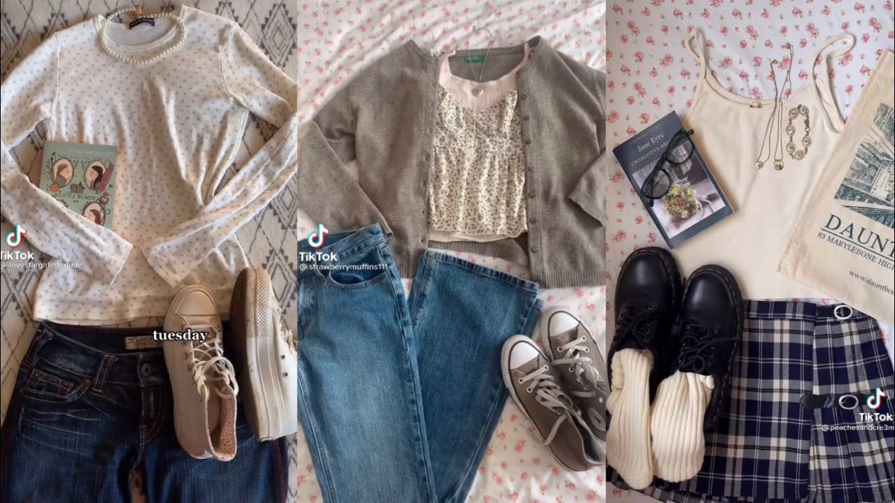 Coquette / Old money / Bella Swan inspired outfits | TikTok compilation 🩰🎼🎧💌🧸
