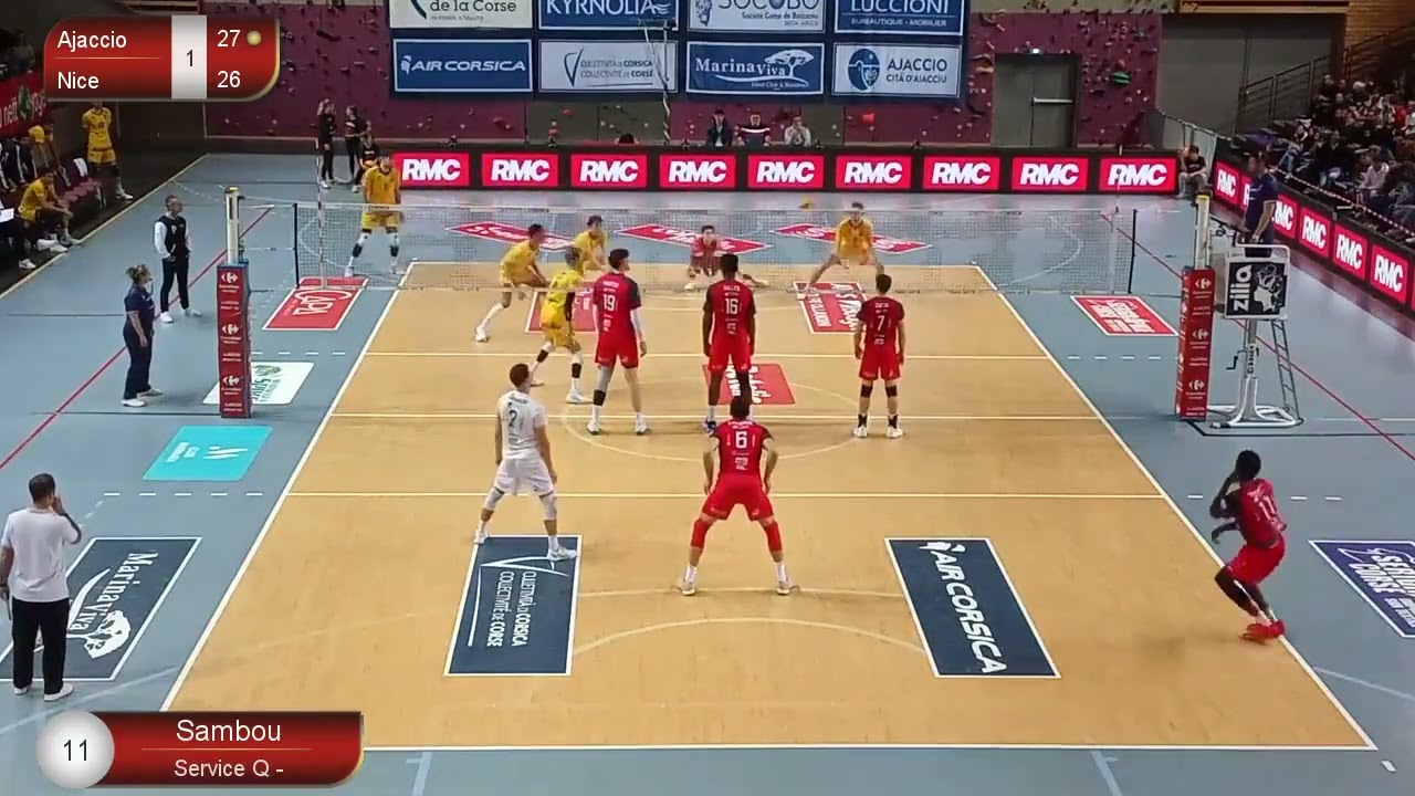 MSL J25 AJACCIO NICE 3 2 gamecut