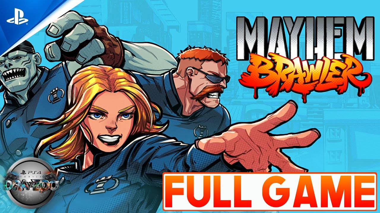 Mayhem Brawler FULL GAME Walkthrough Gameplay PS4 Pro (No Commentary)