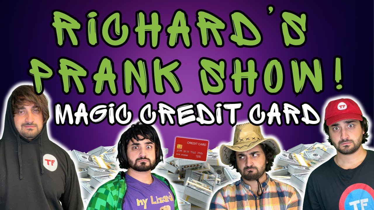 Magic Credit Card! | Richard's Prank Show!