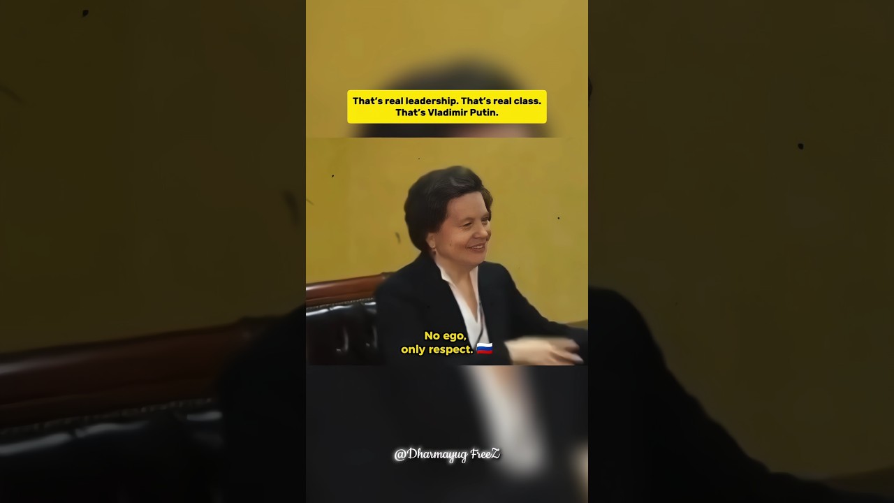 Grace Over Ego.... Vladimir Putin&rsquo;s Classy Moment 😄| Без эго &mdash; только уважение 🇷🇺