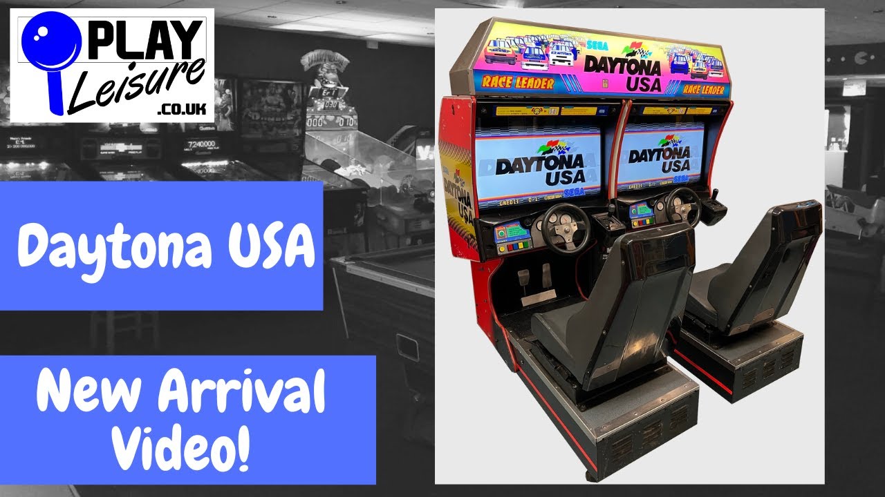 An all time classic racer from Sega... It's the Daytona USA Arcade Machine!
