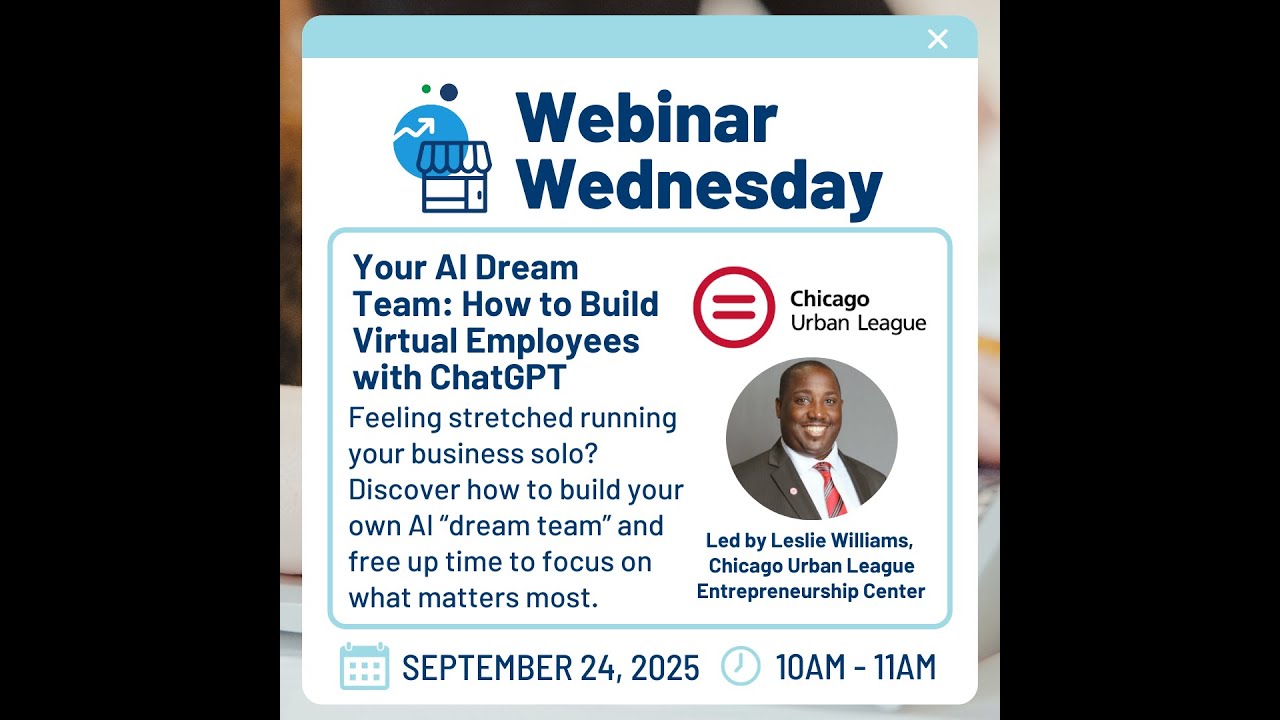 Your AI Dream Team: How to Build a Virtual Employees with ChatGPT -- The Source Webinar Wednesday