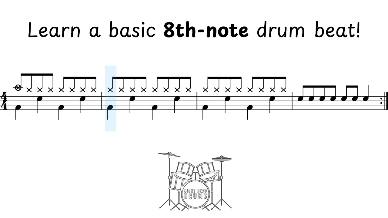 Lesson 8: Eighth-Note Time | 50 Drum Lessons For Beginners