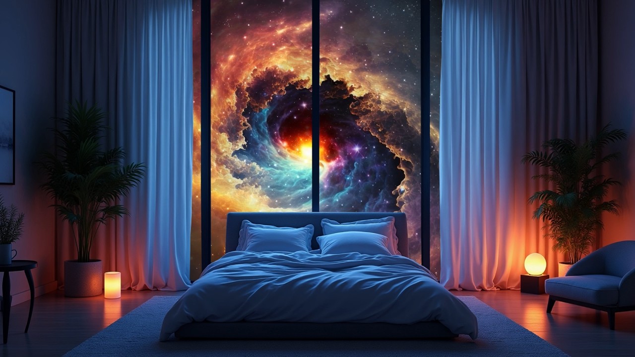 Low Binaural Beats for Deep Sleep | THETA Waves Healing Frequencies, Relieve Insomnia & Anxiety