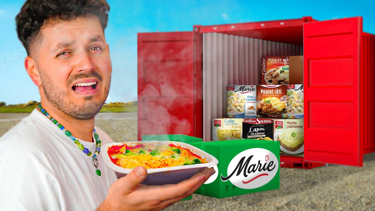 Je teste TOUTES les variétés de plats cuisinés ! (en vrai c'est bon, non)
