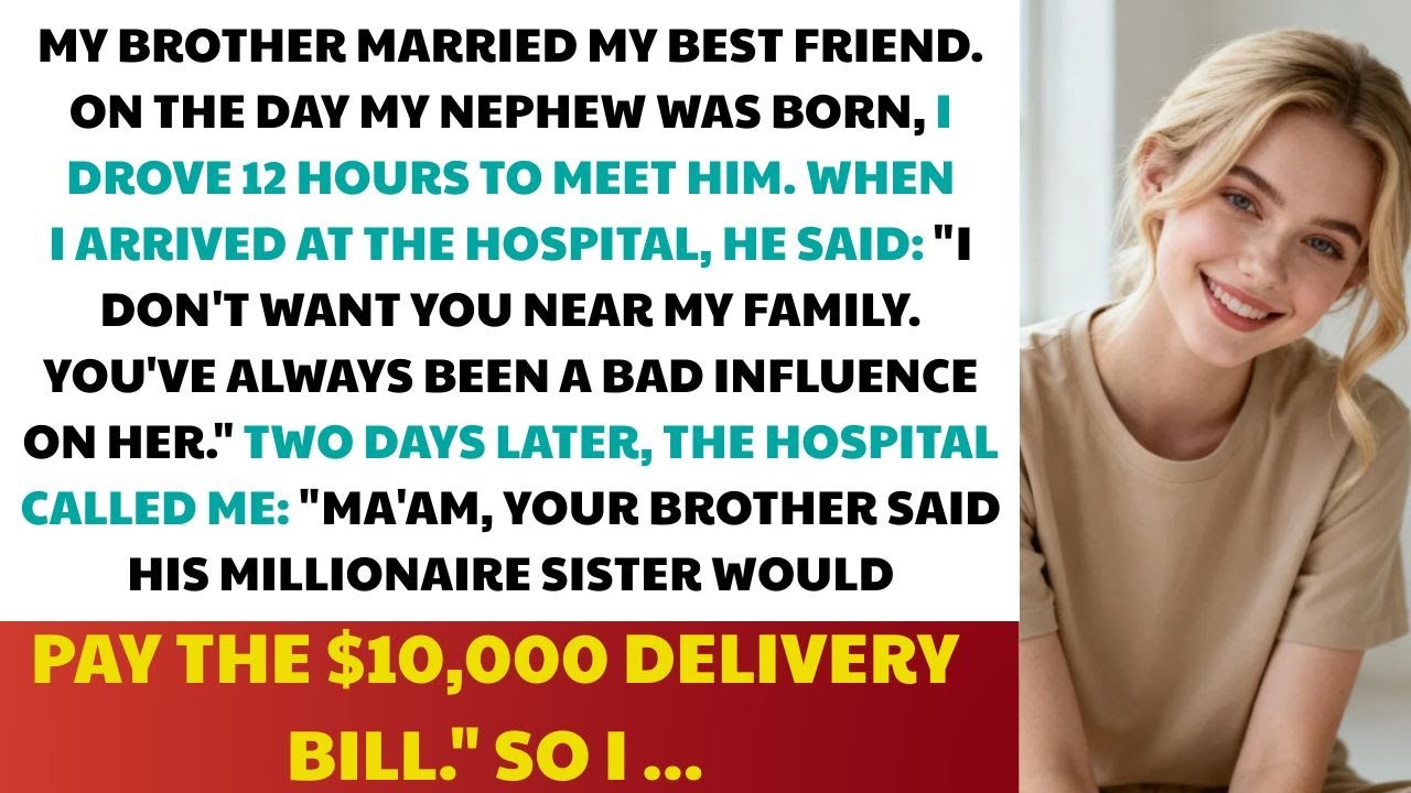 My Brother-In-Law Kicked Me Out Of My Nephew’s Birth_ “She Only Wants Family.” They Never Expected…