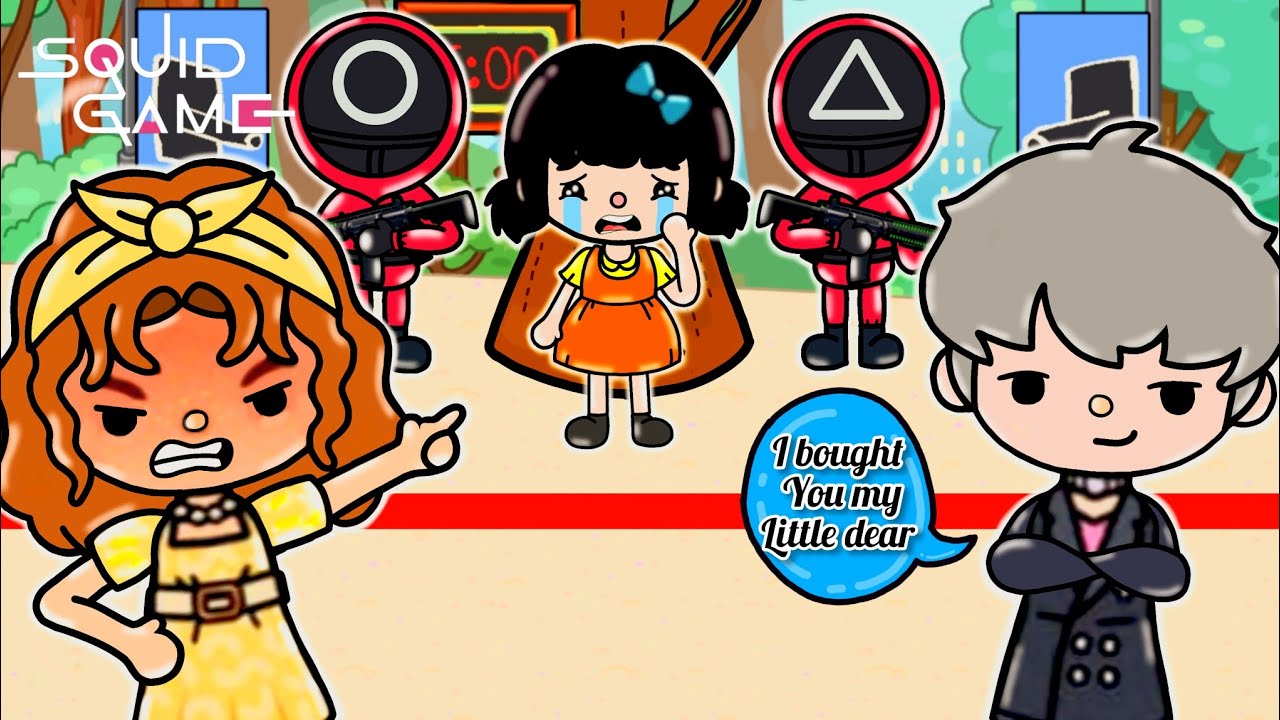 Poor girl forced to become squid game doll🔫💸🦑| Sad story | Toca life world | Toca boca