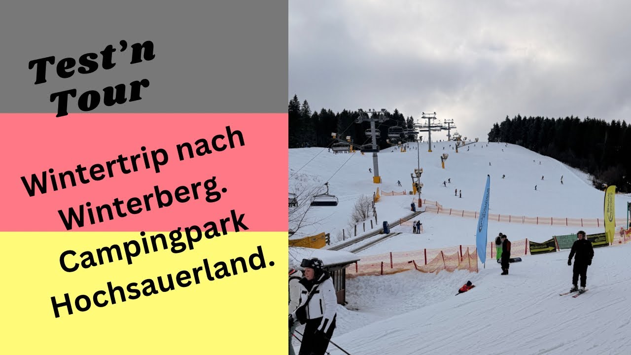 Kurzurlaub in Winterberg. Campingpark Hochsauerland. Skikarusell Winterberg.
