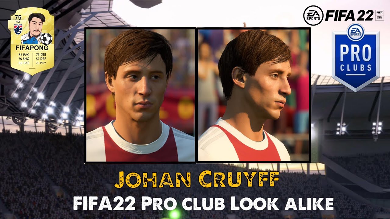 FIFA 22 Faces  - Johan Cruyff - Pro Club Lookalike