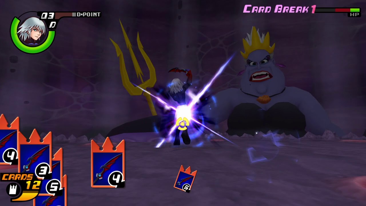 Riku vs Ursula Kingdom Hearts Re: Chain of memories