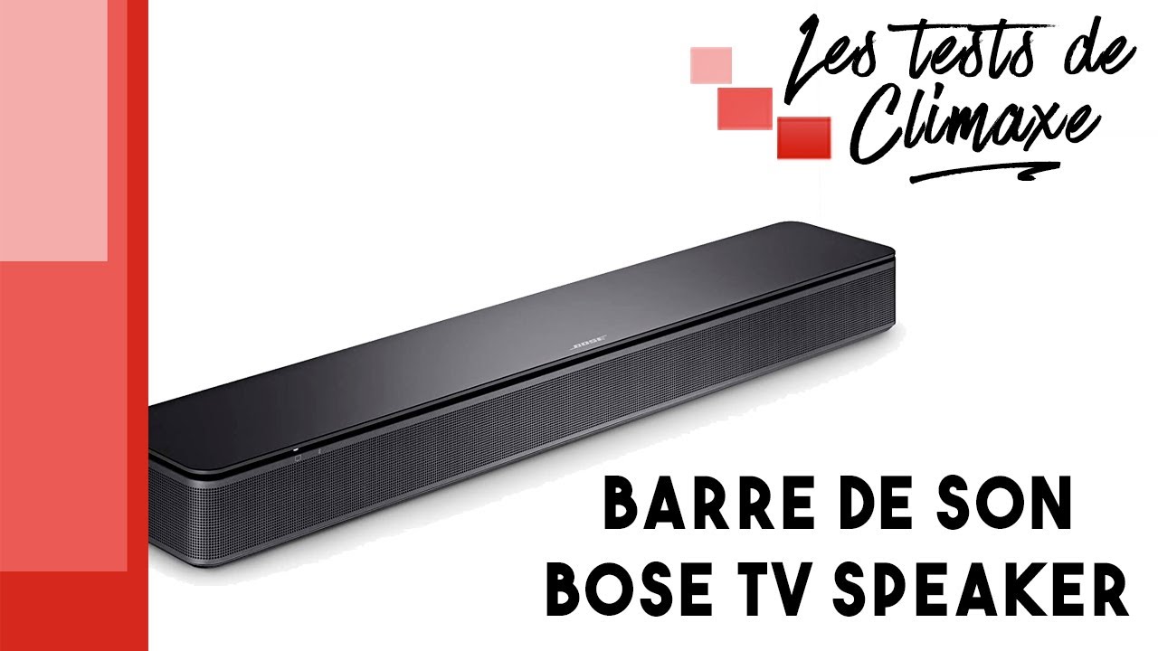 Test d'une barre de son Bose TV Speaker