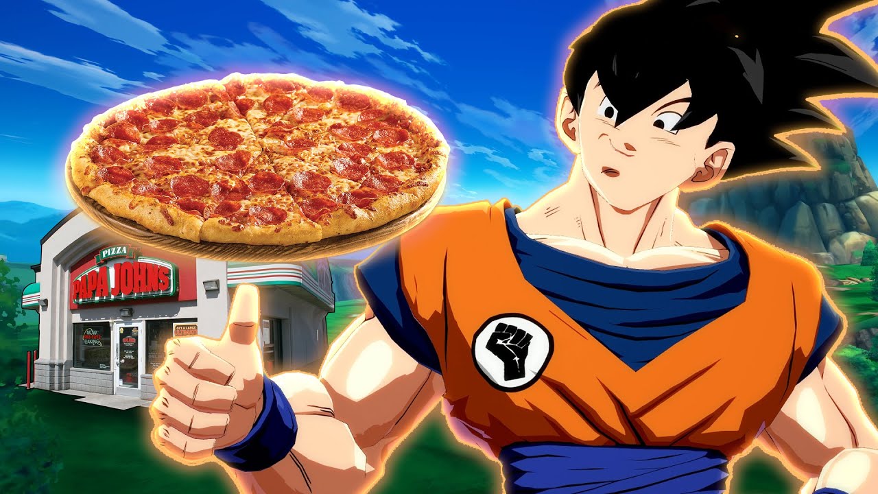 Короткометражки DBFZ: Гоку доставляет пиццу пепперони
