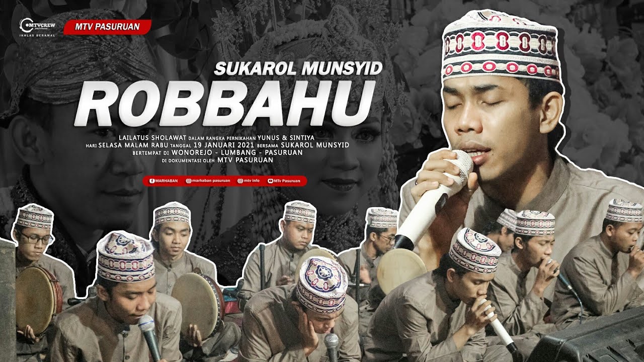 Sukarol Munsyid - Robbahu Inna Munaya | Lailatus Sholawat Pernikahan Yunus & Sintiya