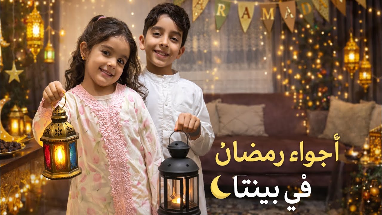 حضّرنا زينة رمضان بالبيت مع  جود وجوليا🕌 نتيجة رائعة!