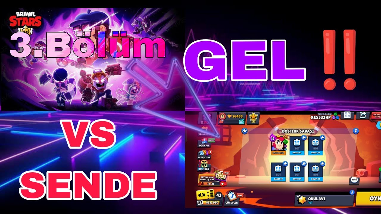 Sizinle Birlikte Brawl Stars& 500 Abone Olma Yayını (3.Bölüm)