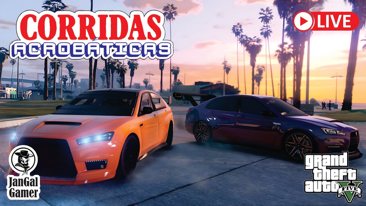 [PS5] Live GTA V Online - Corridas acrobáticas - Parkour - Level Asian