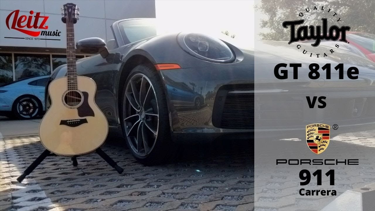 The NEW Taylor GT 811e VS a Porsche 911 Carrera | Guitars & Cars