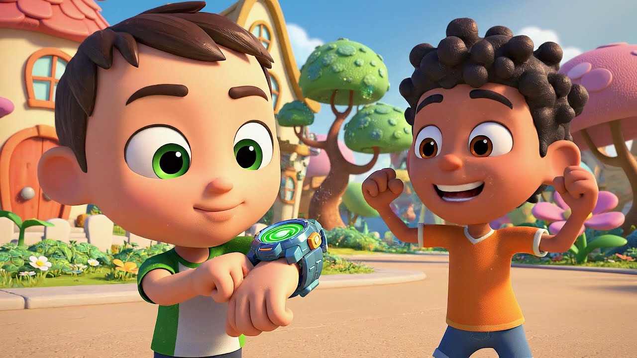 El bebé héroe de Ben 10 eligió al extraterrestre | Rimas Infantiles y Canciones para Niños