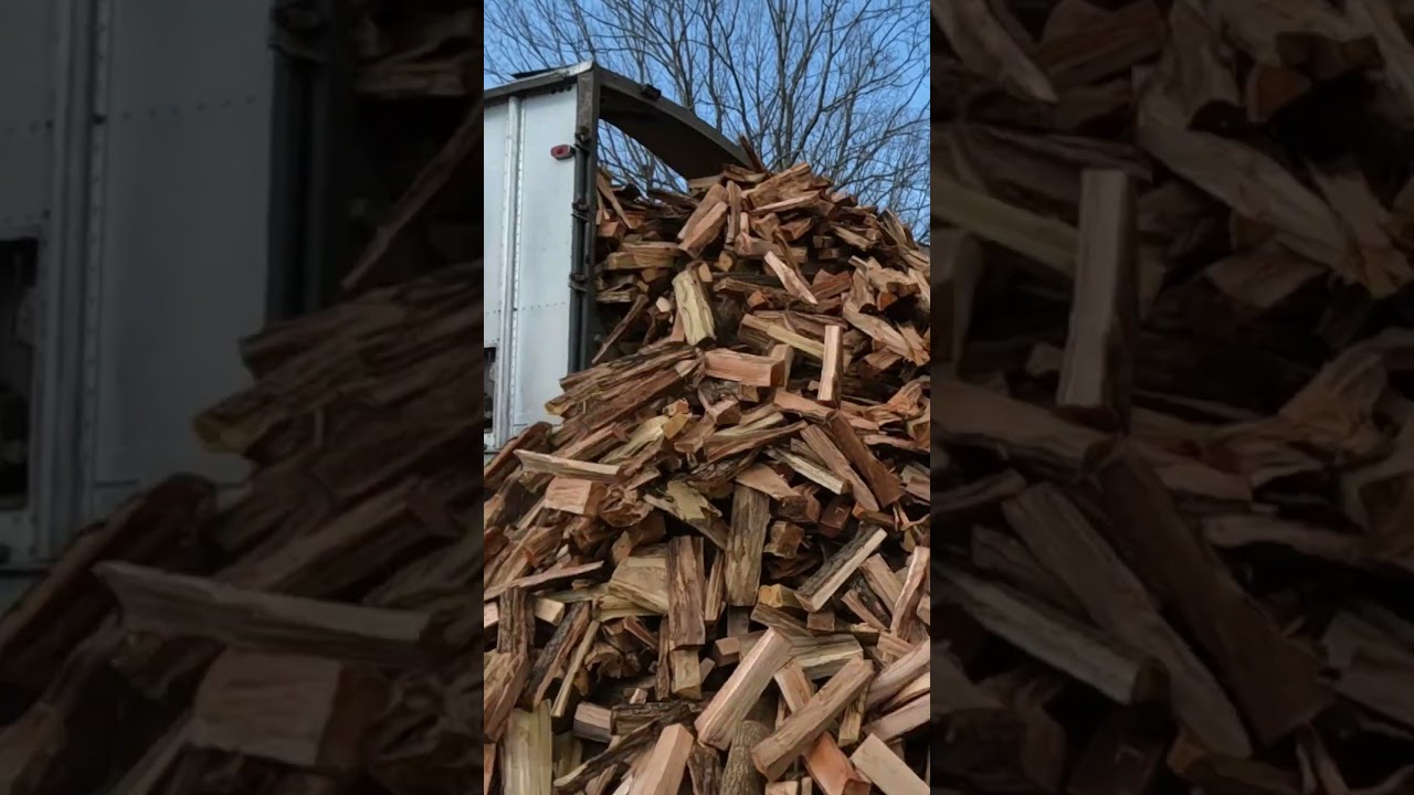 Huge Firewood Delivery #firewoodbusiness #smallbusiness