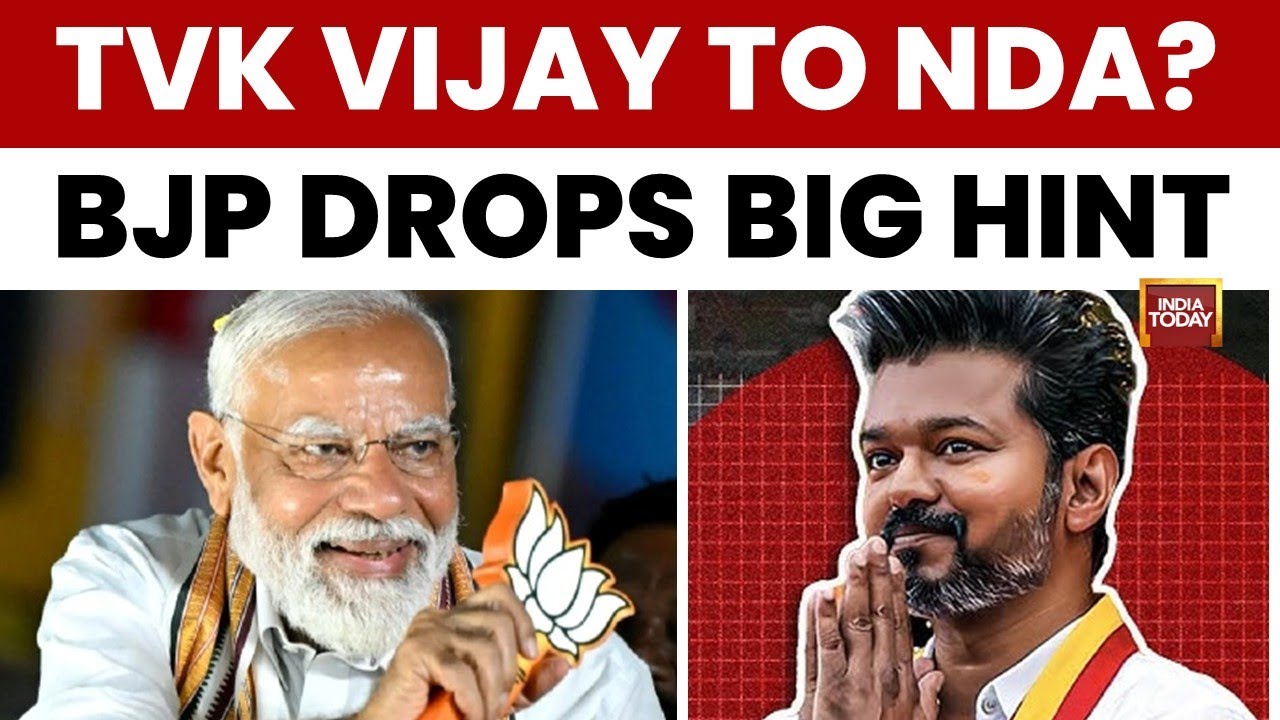 Vijay's TVK Joining NDA? Suspense In TN As BJP, AIADMK Hint At Tie-Up | India Today